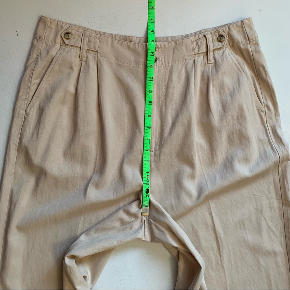 Madewell The Harlow Wide Leg Pant in Harvest Moon Size 16 NWT Beige Off White - Picture 16 of 17